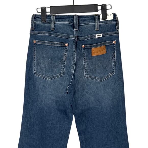 NWT Wrangler Women's Wanderer Dark Wash High Rise Stretch Flare Jeans Size 26 - Picture 11 of 15